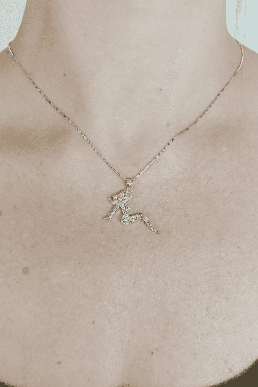 Colar Mulher Cravejado com Micro Zircônias Banho Ouro 18K - Imagem 2