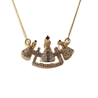 Colar N.S.Aparecida Zirc 3 PCS 30/20MM