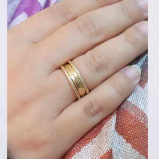 ALIANÇA MICRO ZIRCÔNIA 2MM