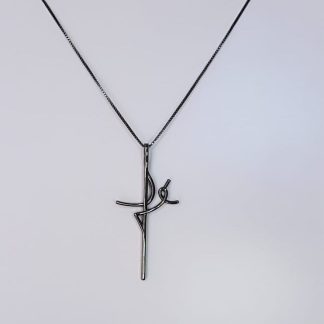 Colar Fé Negro 40+5cm