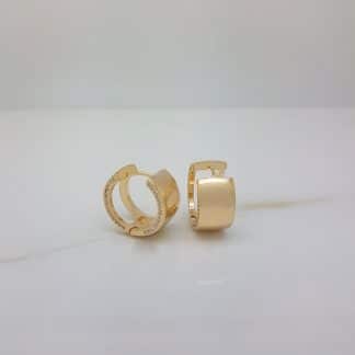Argola Articulada Lisa Micro Zircônia
