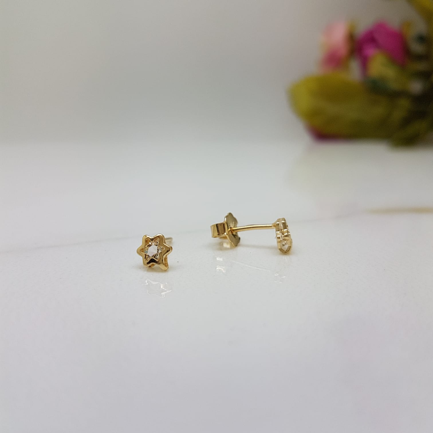 Brinco Estrela Strass