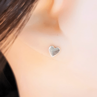 Brinco Liso Banho Prata