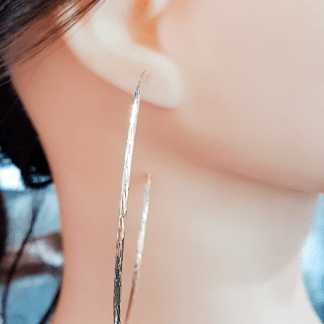 Argola Fio Diamantado 60mm