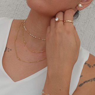Anel Solitário Alto 8mm