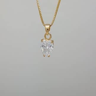 Pingente Coração Zircônia