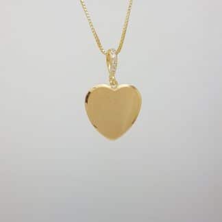 Pingente Coração Liso 18mm