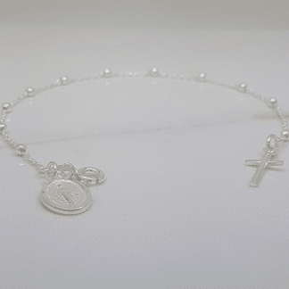 Pulseira Rosário Prata 925