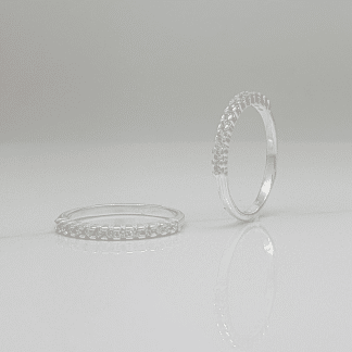 Aliança 1mm Prata 925