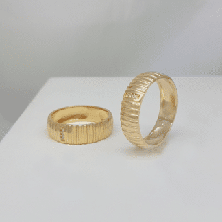 Anel Listra Micro Zircônia