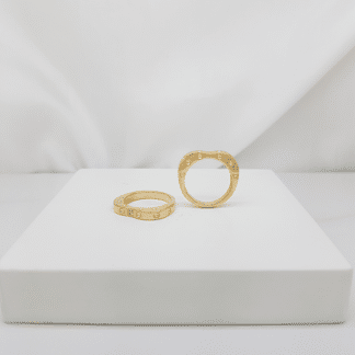 Anel Coração Trevo Micro Zircônia