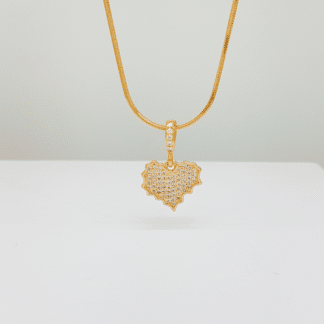 Pingente Coração Micro Zircônia