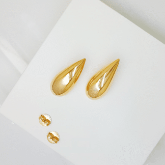 Brinco Estamparia Gota lisa 30mm