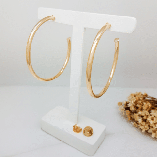 Brinco Argola Tubo Pino 50mm