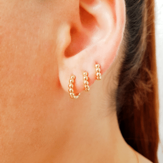 Trio Argola Articulada Bolinha