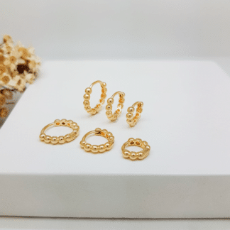 Trio Argola Articulada Bolinha