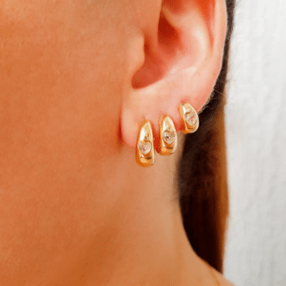 Trio Liso Zircônia Coração