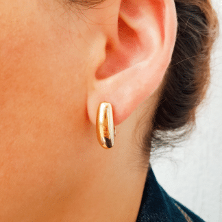 Brinco Articulado Oval Médio