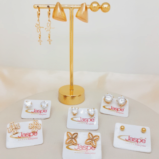 Kit de Colares e Brincos Jaspe 