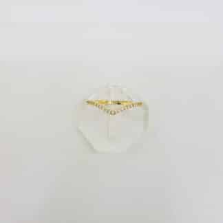 Anel Fio Micro zircônia Cravejada