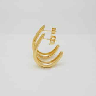 Argola de Gota Lisa Fundida