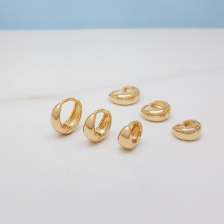 Trio de Argolas Articuladas Lisas