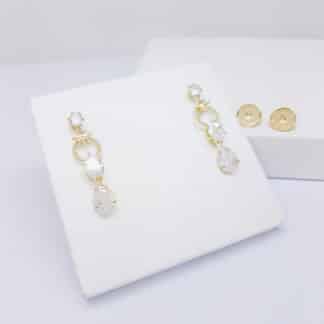 Brinco Longo Zircônio Gotas