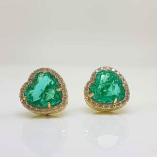 Brincos Aquamarine