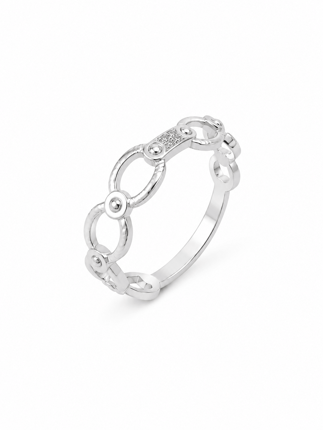 ANEL CARTIER ZIRCÔNIA PRATA 925 - Imagem 2