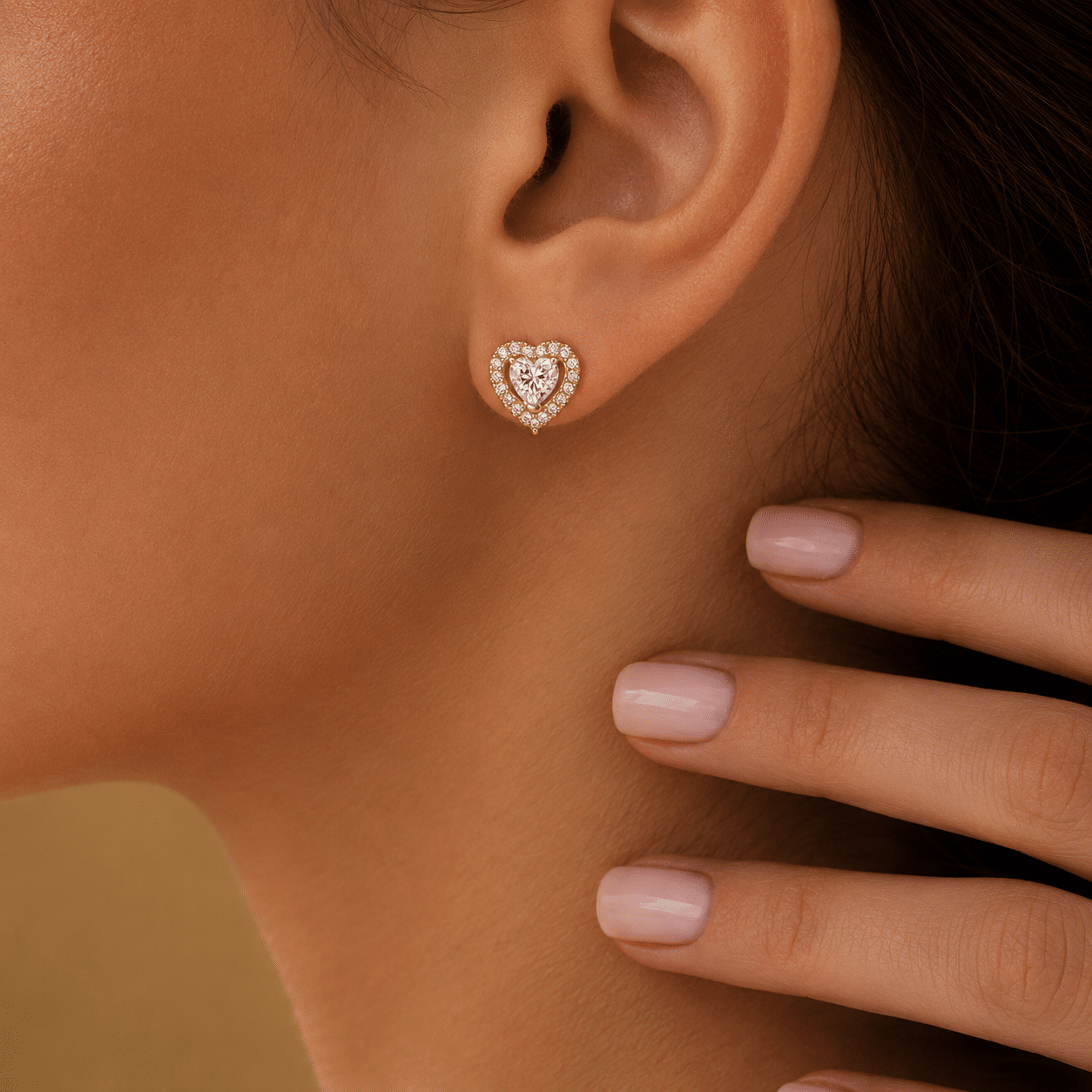 BRINCO CORAÇÃO COM ZIRCÔNIA E MICROZIRCÔNIA