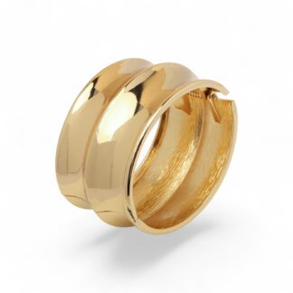 BRACELETE ONDULADO DOURADO