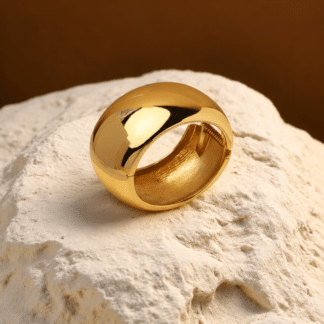 BRACELETE ABAULADO DOURADO