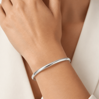 BRACELETE LISO BANHO DE PRATA