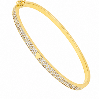 BRACELETE V CRAVEJADO