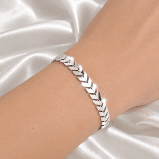 PULSEIRA ESCAMA BANHO DE PRATA