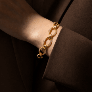 PULSEIRA ELOS CRAVEJADA