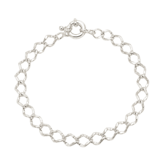 PULSEIRA ELO BANHO DE PRATA