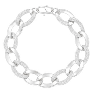 PULSEIRA ELO LIS BANHO DE PRATA