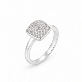 ANEL CRAVEJADO QUADRADO ZIRCONIA